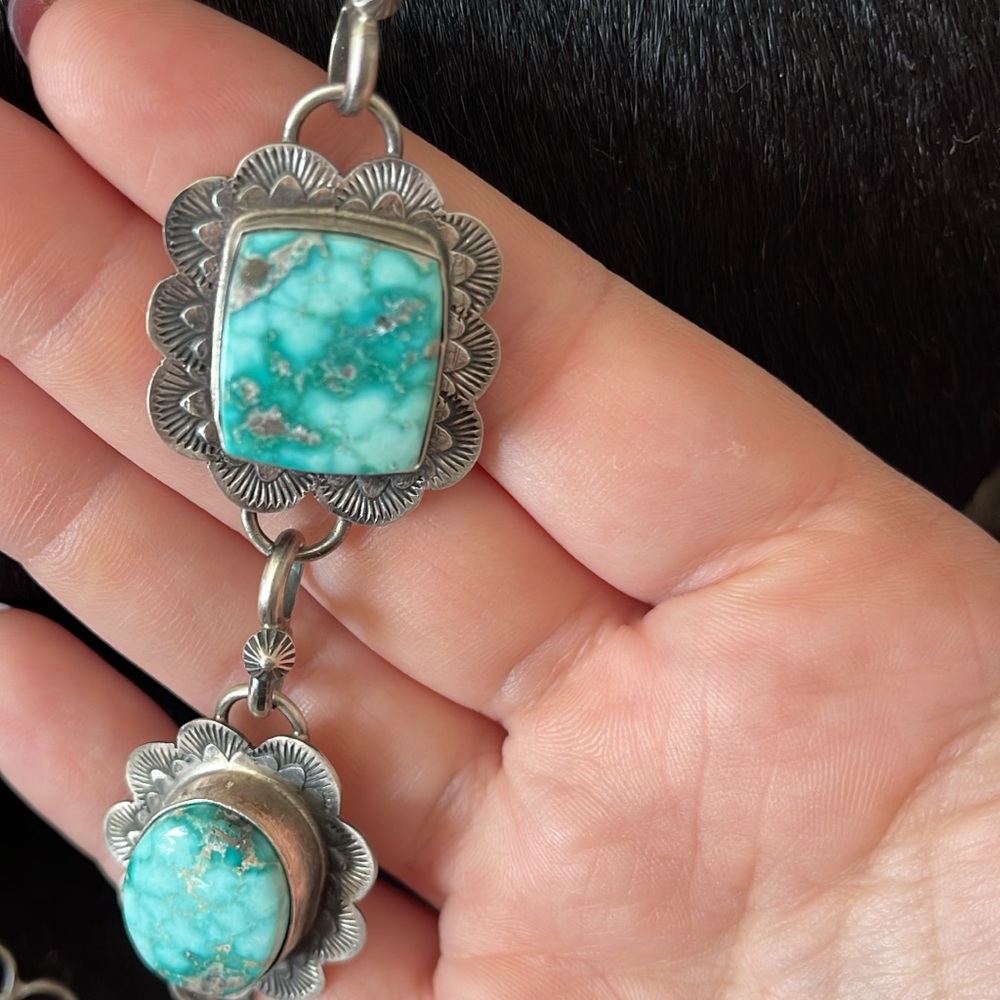 Turquoise Lariat set - Picture 4 of 4